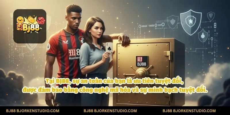 Bảo vệ dữ liệu của bạn, sứ mệnh của chúng tôi. Tại BJ88, sự an toàn của bạn là ưu tiên tuyệt đối, được đảm bảo bằng công nghệ mã hóa và sự minh bạch tuyệt đối.