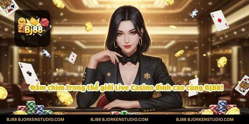 Đắm chìm trong thế giới Live Casino đỉnh cao cùng BJ88! Nơi những lá bài định mệnh, những vòng quay may mắn và sự quyến rũ của các dealer trực tiếp chờ đón bạn.
