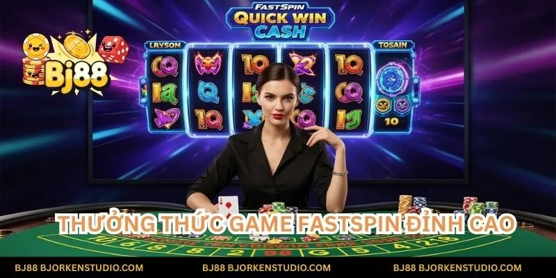 Khi sự sang trọng kết hợp với tốc độ. Thưởng thức game FastSpin đỉnh cao trong không gian casino đẳng cấp của BJ88
