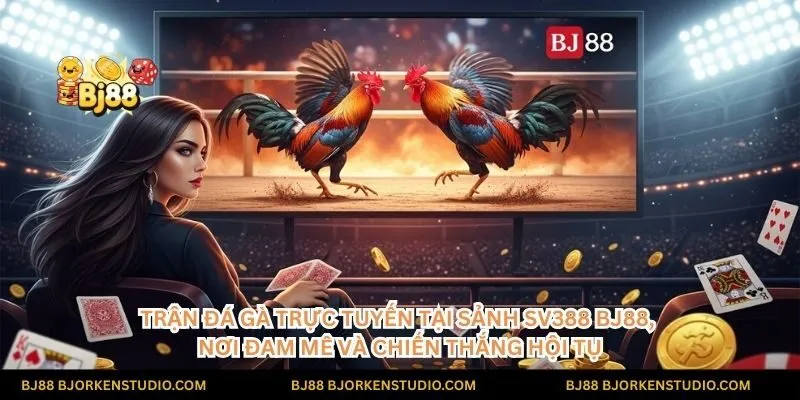 Hòa mình vào không khí kịch tính của các trận đá gà trực tuyến tại sảnh SV388 BJ88, nơi đam mê và chiến thắng hội tụ