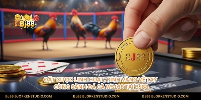 Đặt cược linh hoạt, rinh vàng về tay cùng sảnh đá gà WS168 tại BJ88. Chơi ngay để nhận những phần thưởng hấp dẫn!